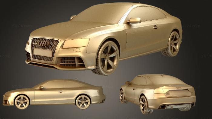 Автомобили и транспорт (Audi RS5 2011, CARS_0608) 3D модель для ЧПУ станка